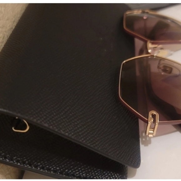 Furla De Rigo Rem SFU456 58033M Burgundy 58/17/140 Women's Sunglasses /Case - Picture 6 of 11